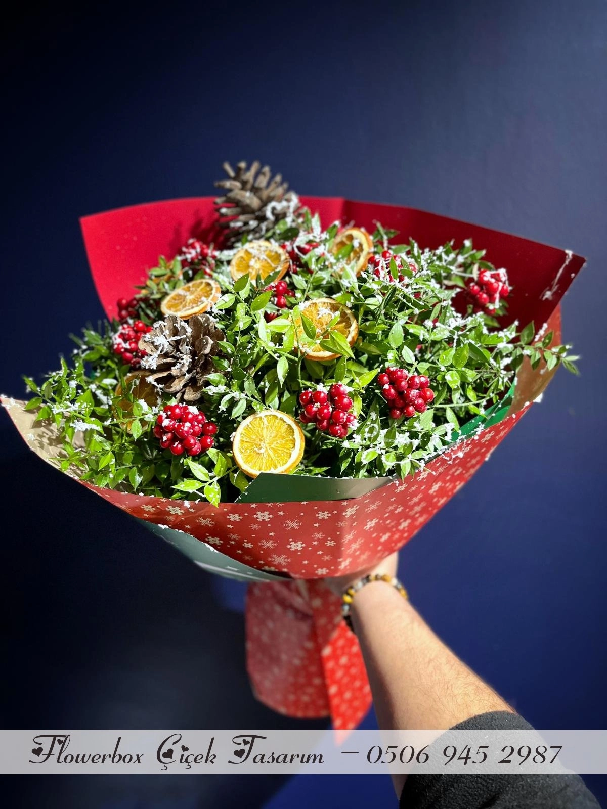 Garnitürlü Kokina Buketi (2'Li )