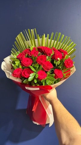 20 Adet Kırmızı Gül Buketi