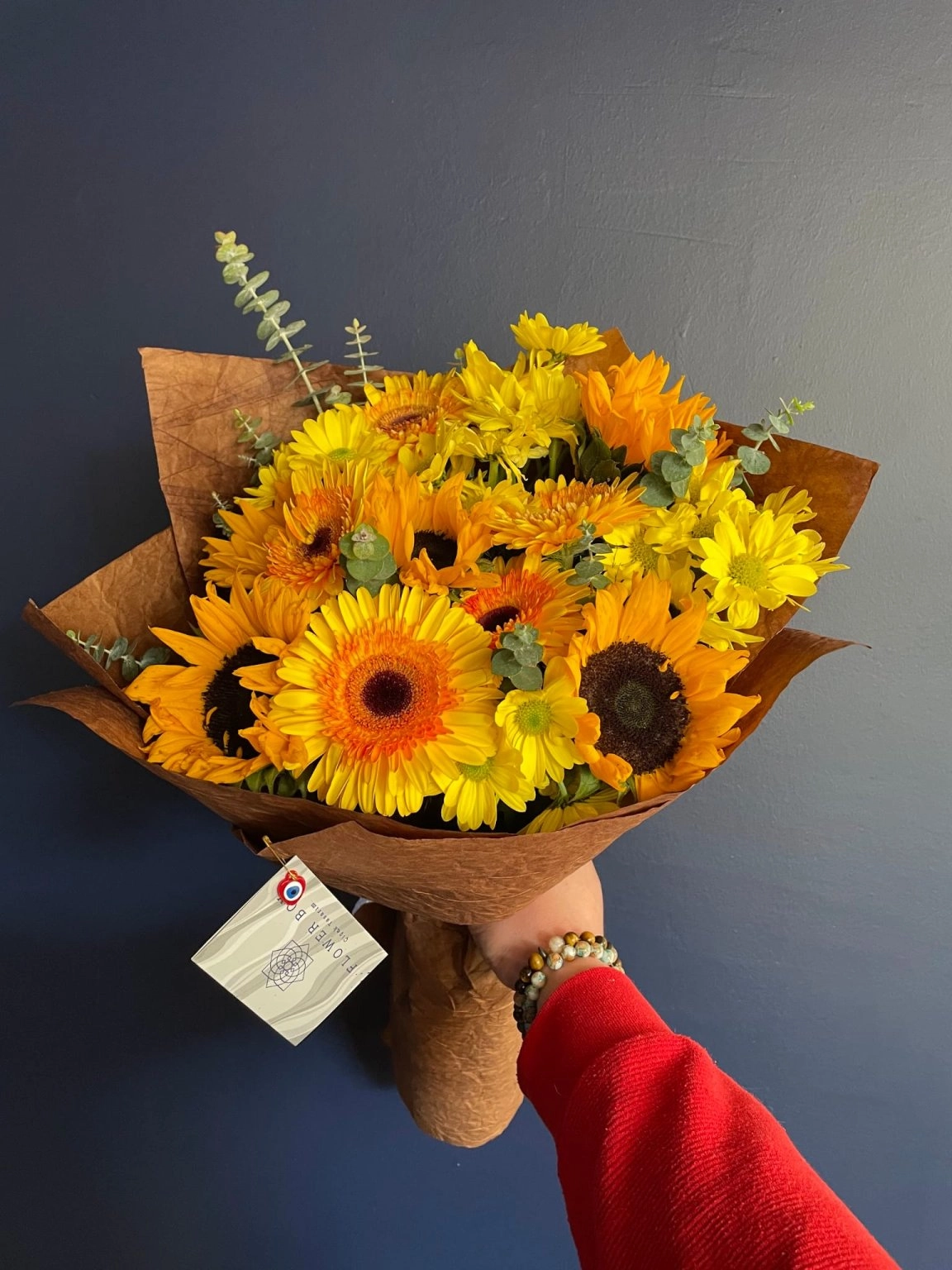 Gelbera - Ayçiçeği Buketi