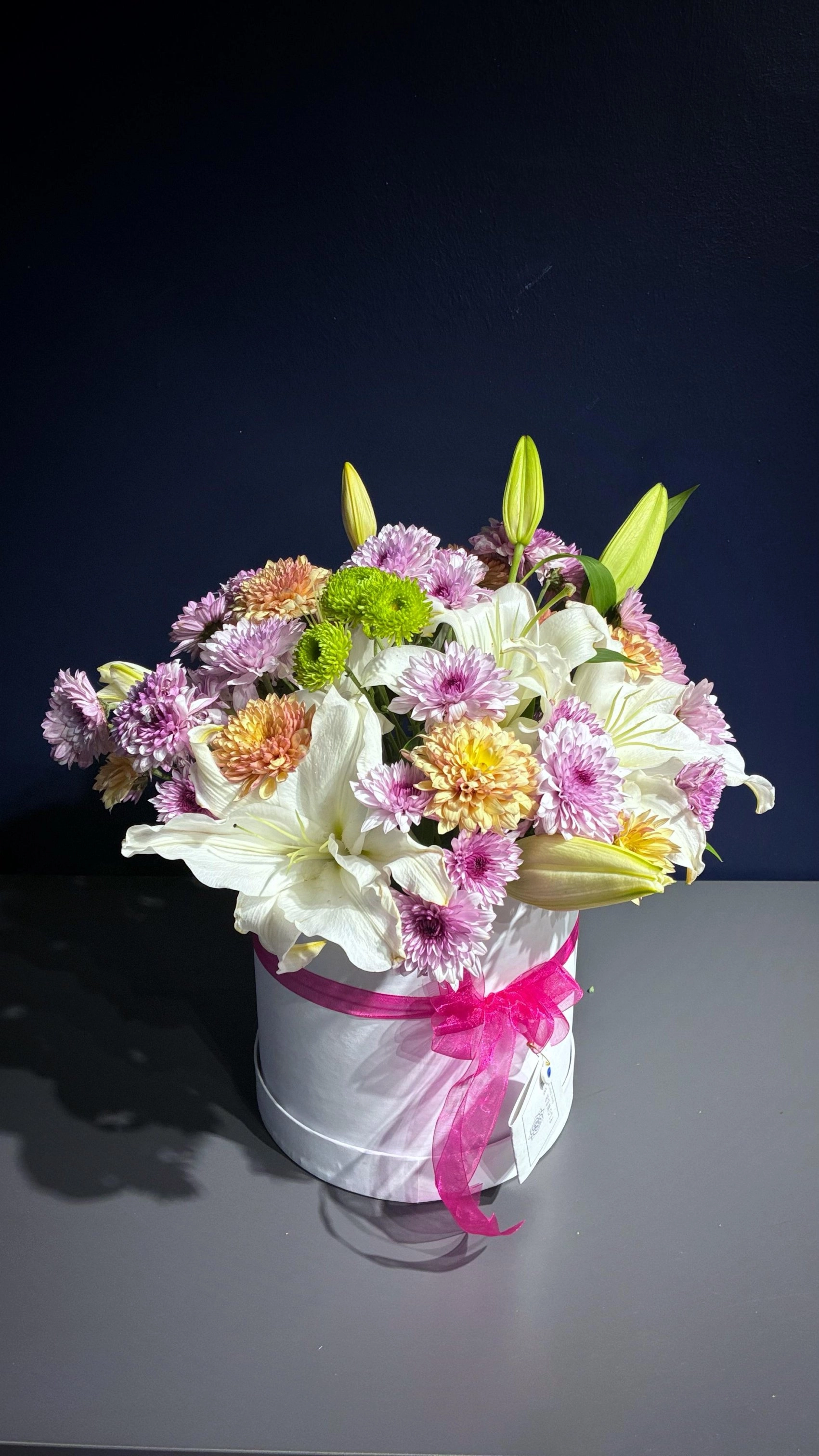 Karışık Lilyum Kutu Aranjman