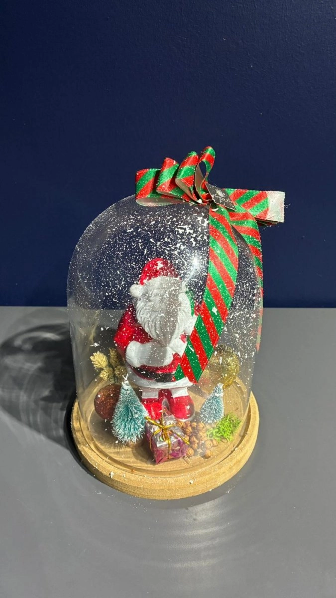 Noel Baba Glass Dome Aranjmanı