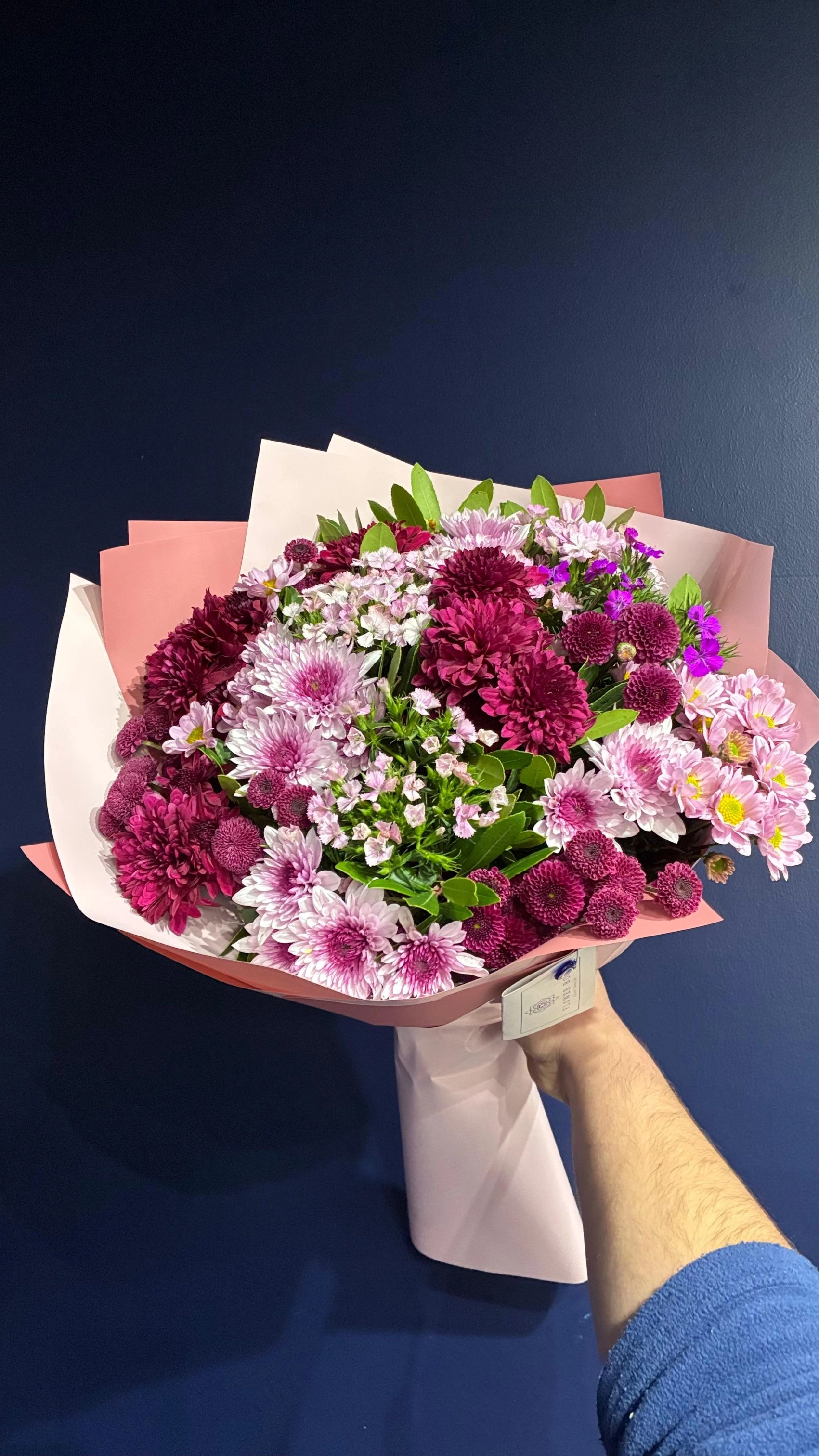 Renkli Karışık Papatya Buketi